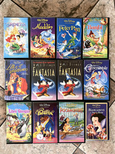 WALT DISNEY I CLASSICI - 12 VHS (Videocassette) Ediz. Originale da Collezione IT