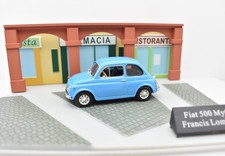 Modellino auto FIAT 500 blu