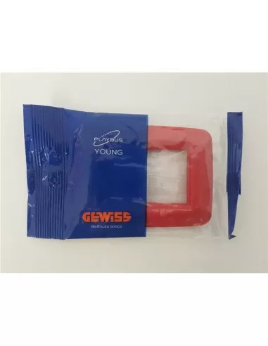 Gewiss placca posti rosso - gewiss,