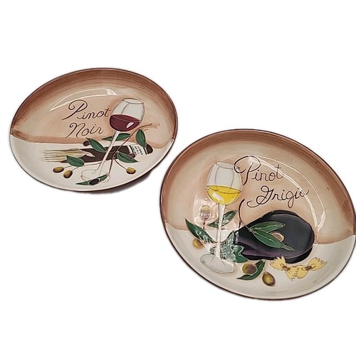 Set piatti parete dipinti - set/2,