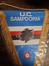 Gagliardetto Bandierina Bandiera Stendardo Sampdoria Calcio E4 ^