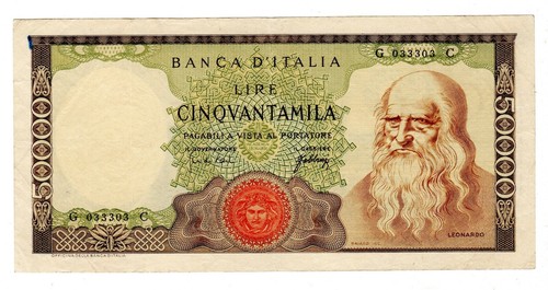 000 lire leonardo vinci - leonardo, da