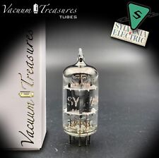 12AX7 ( ECC83 ) NOS SYLVANIA Short Gray plates Square Getter Made in USA