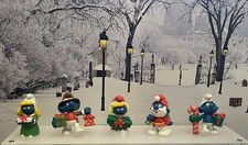 SET 5 PUFFI NATALIZI NATALE