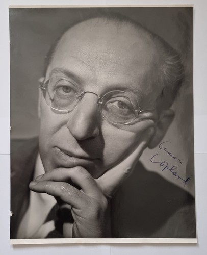 Aaron copland hand signed - copland,
