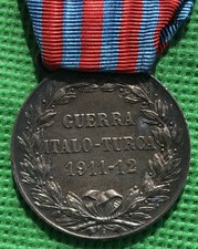 Medaglia Guerra Italo Turca Di