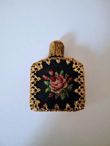Petit flacon carré motif - petit, à