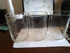 BONGIO SERIE BRASIL BACINELLA PORTA SCOPINO VETRO TRASPARENTE RICAMBIO 15702