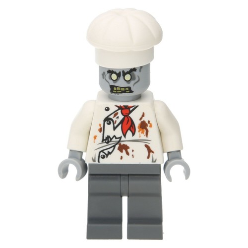 Lego minifigure cuoco zombie - zombie,