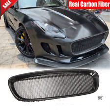 Griglia griglia paraurti anteriore in vero carbonio adatta per Jaguar F-type 2 porte 2013-16