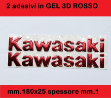 2 adesivi KAWASAKI  GEL 18 Cm