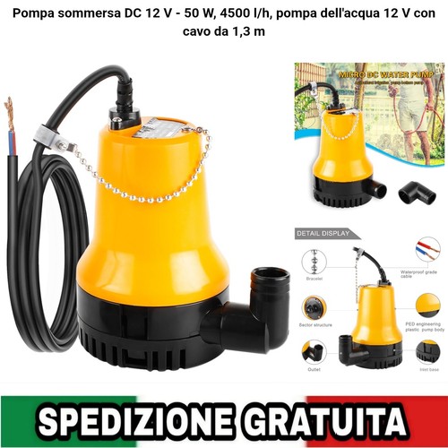 Pompa sommersa 12v - 12v, 4500
