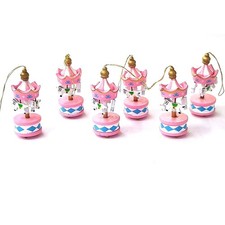 6 MINI CARILLON COLORE ROSA