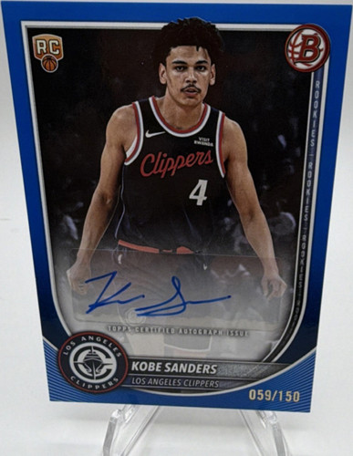 Bowman 2025 kobe - 2025-26, sanders