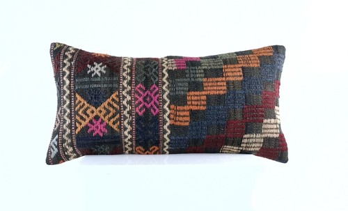 Copricuscino kilim turco fatto - copricuscino,