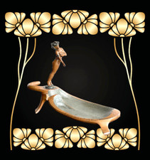 Art Nouveau simbolismo ninfa
