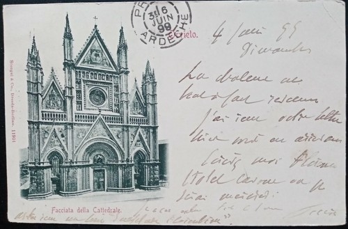 1899 orvieto la cattedrale - -,