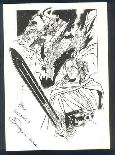 Disegno dragonero con - disegno,