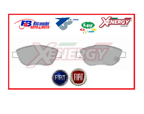 Kit pasticche anteriori fiat - pasticche,