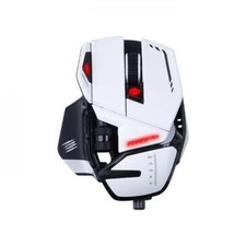 MAD CATZ GAMING MOUSE R.A.T. 6+ WHITE OTTICO ALLUMINIO 12K DPI 11xPULSANTI MOUSE