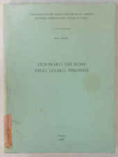 SIMONI Dizionario dei nomi degli uccelli veronesi. 1980 (ornitologia 1^ ediz.)