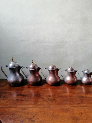 Serie caffettiere rame - caffettiere, in