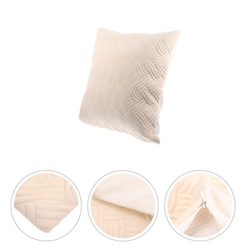 Copricuscino velluto beige - copricuscino, in