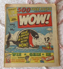 WOW #5 1982  UK COMIC . Free