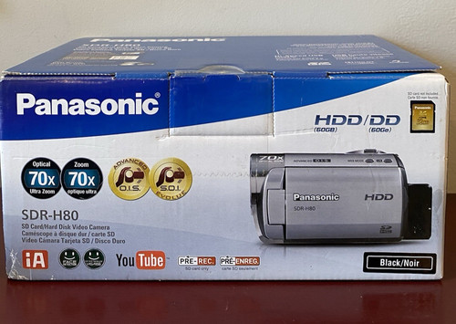 Panasonic sdr h80 - 60gb, &