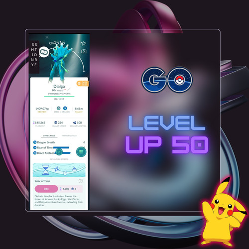 Shiny dialga lvl 3 - lvl, 50