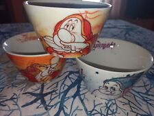 Egan  3 tazze grandi tazza  colazione rare Disney  7 nani Eolo Mammolo Brontolo