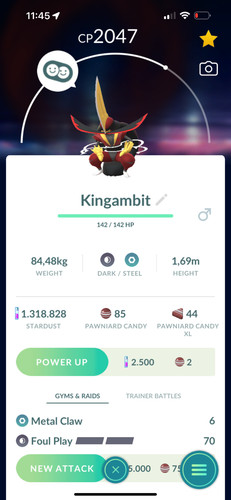 Kingambit de 20k stardust - kingambit, |