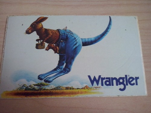 Wrangler jeans canguro adesivo - wrangler,