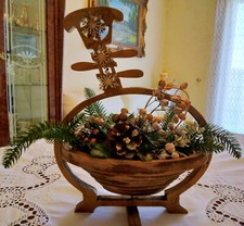 Centrotavola Natale,in legno