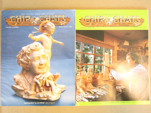 Vintage chip chats magazines - chip,