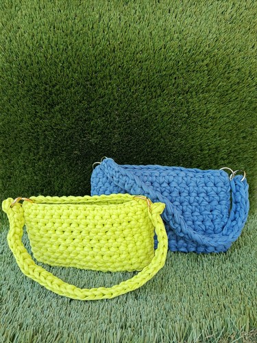 Borsa uncinetto fatta - uncinetto,