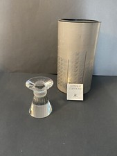 Candeliere Swarovski Porta Candela Silver Crystal New Old Stock