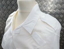 Opg Bianco Uniforme Camicia Corto Maniche Militare Britannico Di Dettagli Donna