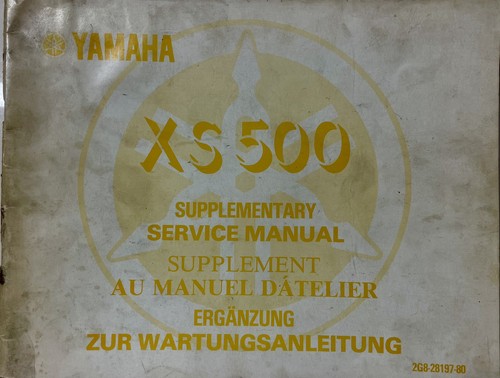 Original factory yamaha xs500 - original,