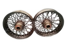 Coppia cerchi 16" couple rims 60 raggi ndian spirit 1450 99-01 softail evo