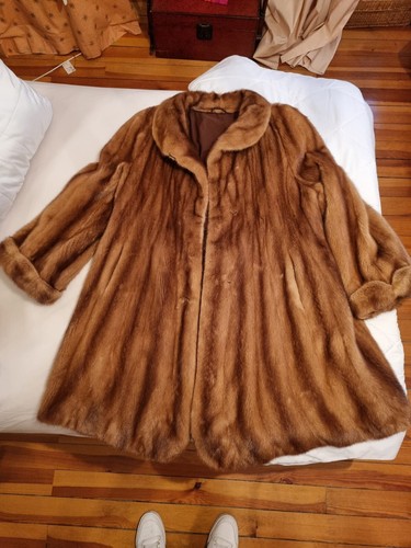 Cappotto visone saga medio - cappotto,