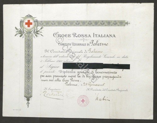 Croce rossa italiana - rossa,