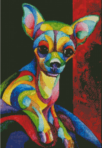 Grafico colorato chihuahua pop - grafico,