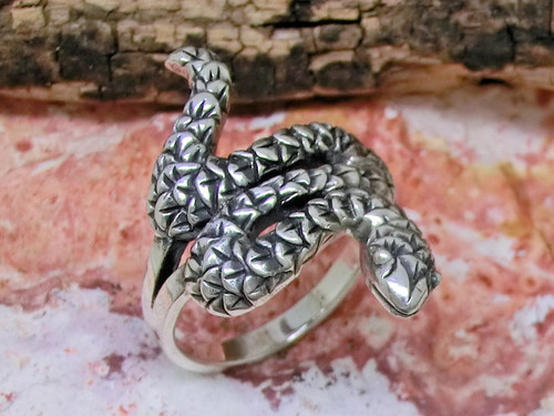 Anello serpente argento - anello,