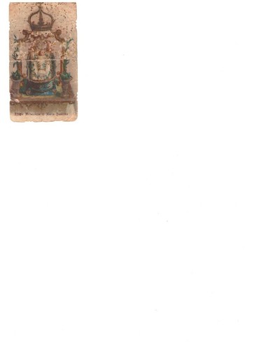 Maria bambina holy card - maria,