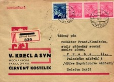 Cerveny Kostelec, lettera