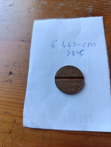Gettone telefonico 7805 cmm - 7805,