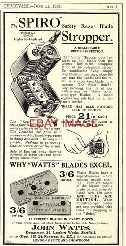 Advert spiro safety razor - advert,