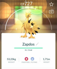 Pokémon Shiny Galarian Zapdos