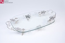 Vassoio In Vetro Decorativo